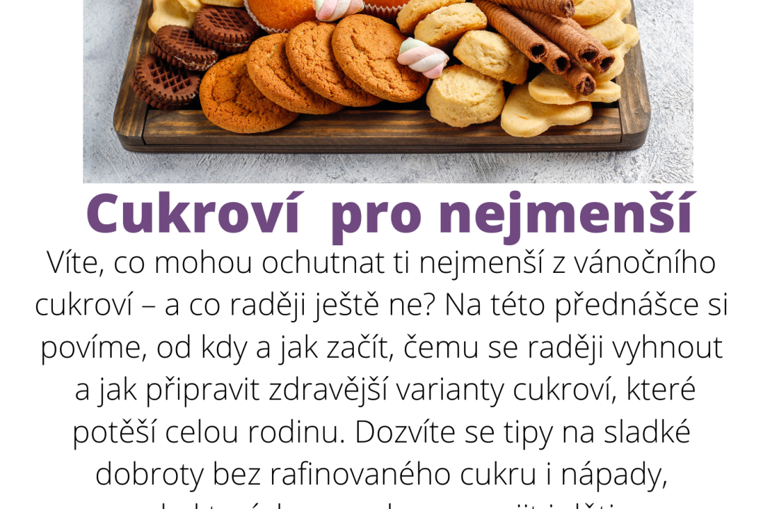 Mini beseda – Cukroví pro nejmenší