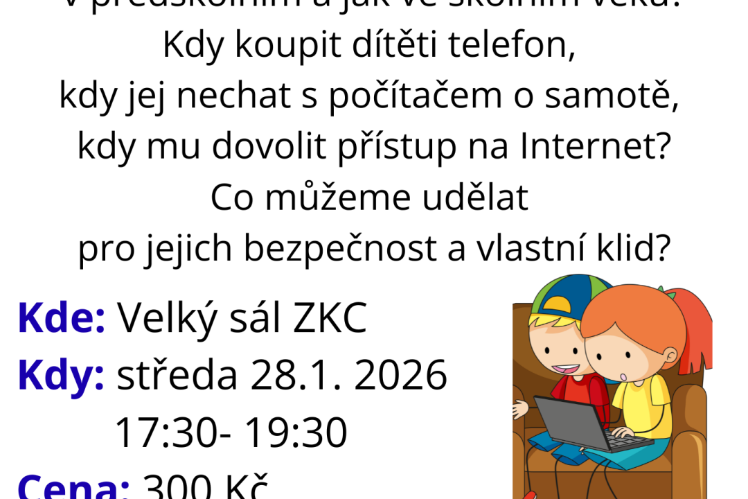 Beseda: Děti a digitální technologie