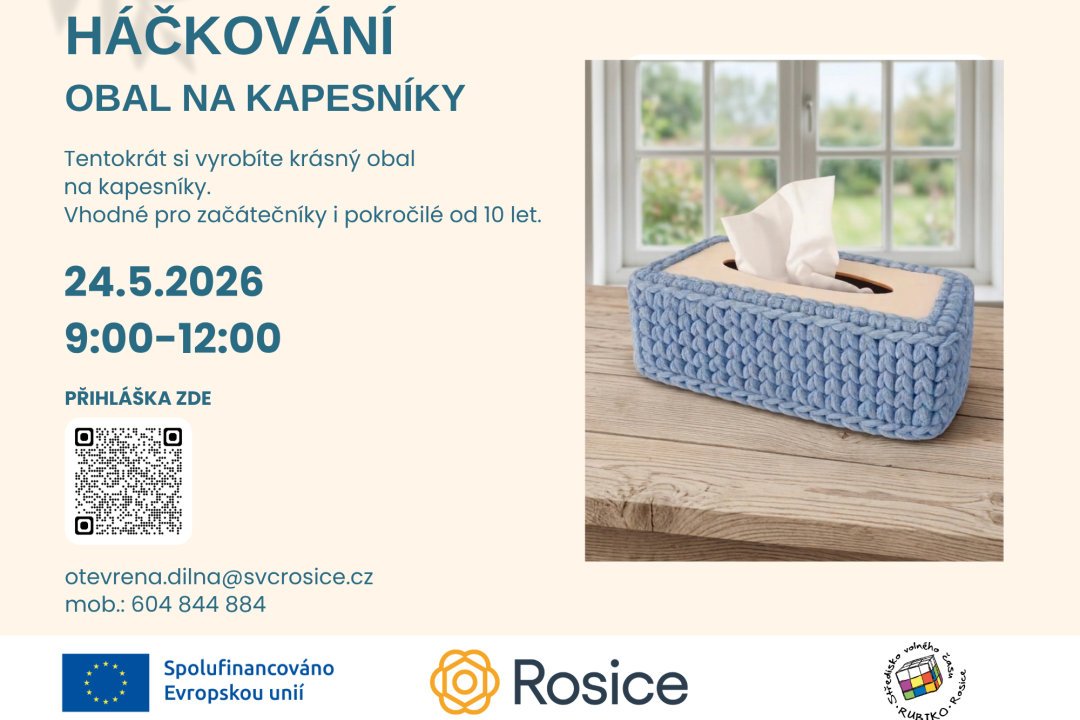 Háčkování - obal na kapesníky