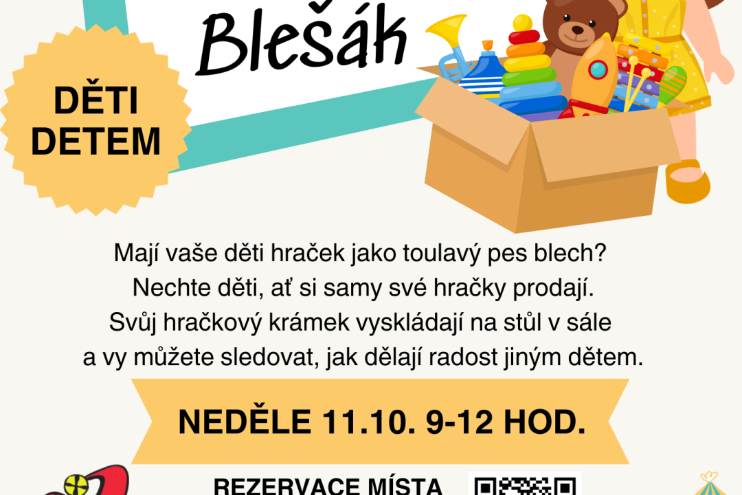 Dětský blešák - NOVÝ TERMÍN